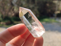 Polished Wispy Phantom Smokey Quartz Crystals x 20 From Madagascar