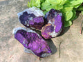 Natural Metallic Purpurite Specimens x 12 From Erongo, Namibia - Toprock Gemstones and Minerals 