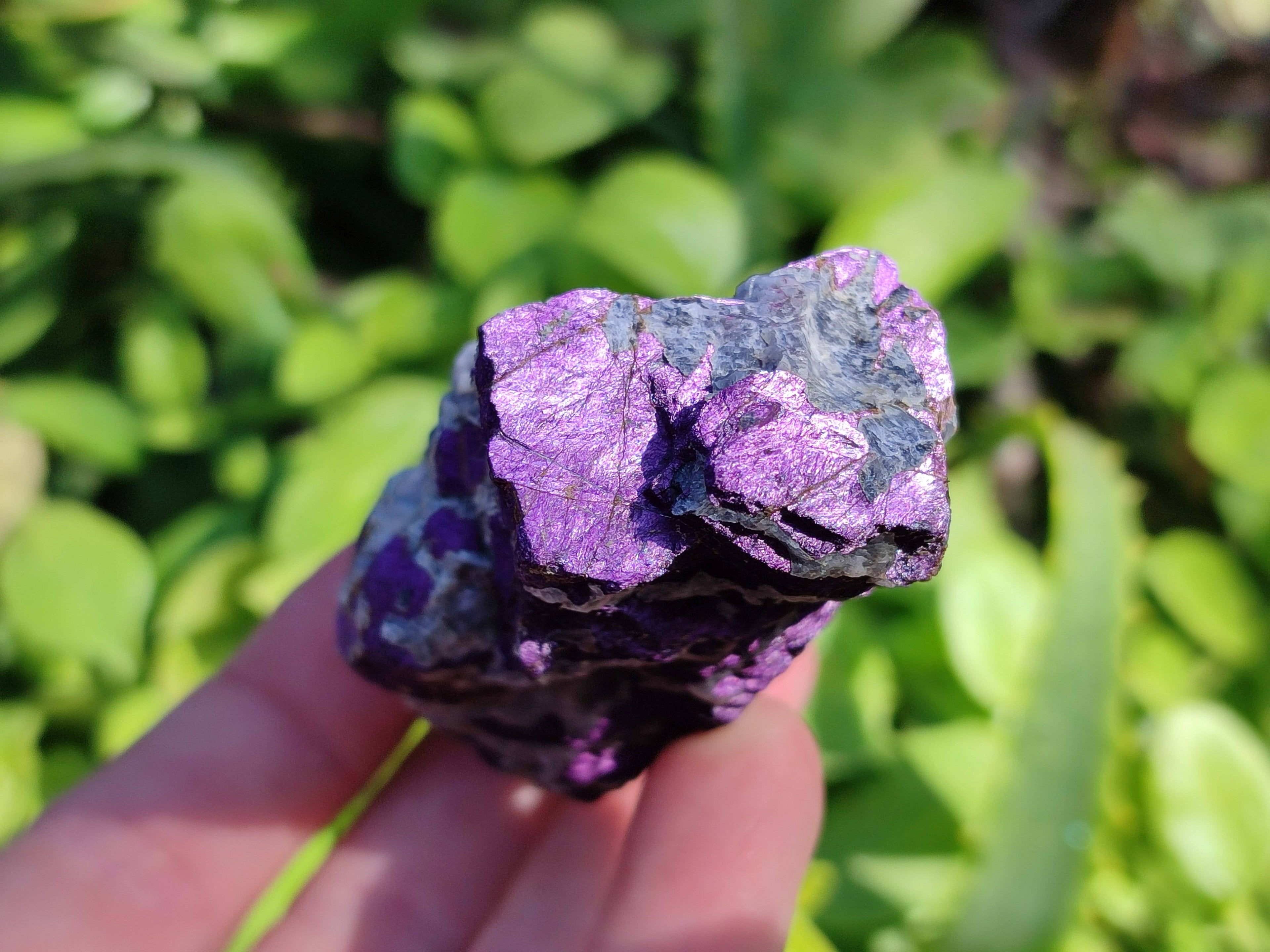 Natural Metallic Purpurite Specimens x 12 From Erongo, Namibia - Toprock Gemstones and Minerals 
