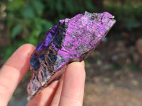 Natural Metallic Purpurite Specimens x 12 From Erongo, Namibia