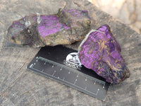 Natural Metallic Purpurite Specimens x 12 From Erongo, Namibia