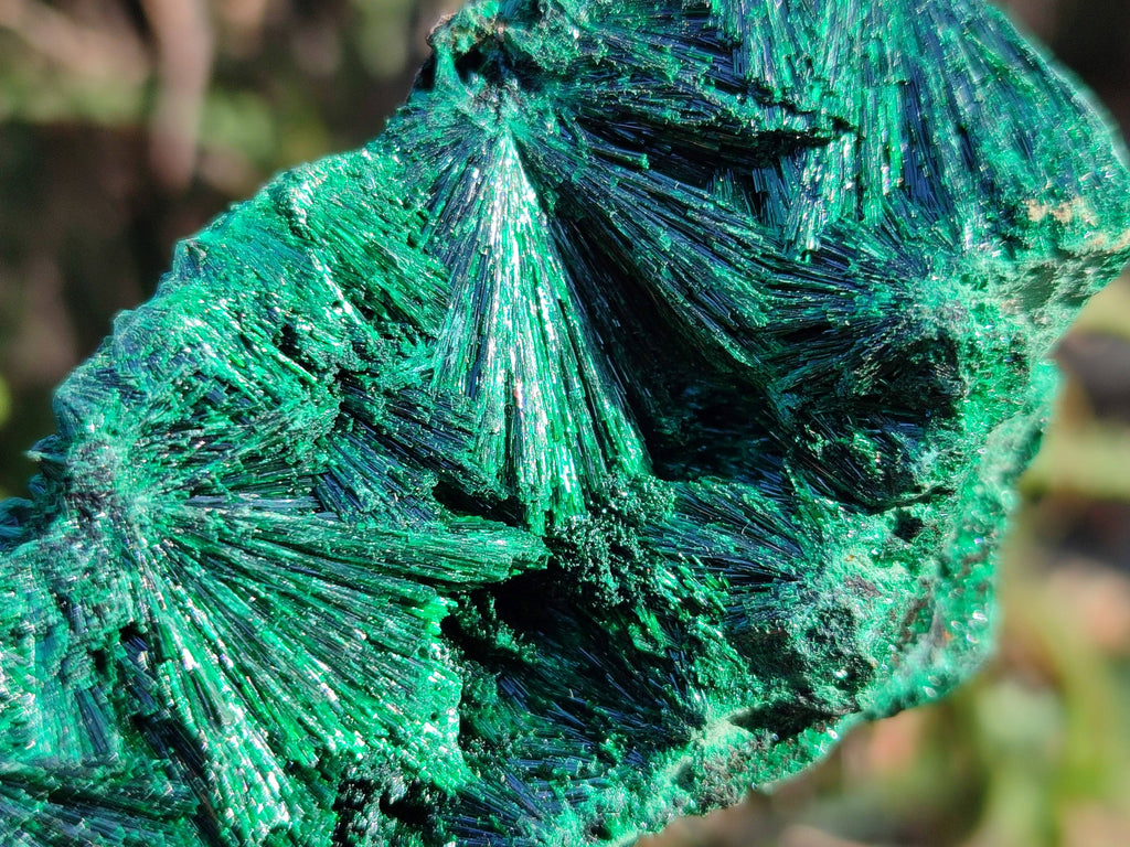 Natural Silky Malachite Specimens x 3 From Kasompe, Congo - Toprock Gemstones and Minerals 