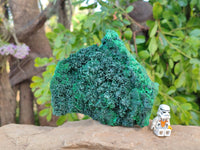 Natural Silky Malachite Specimens x 3 From Kasompe, Congo