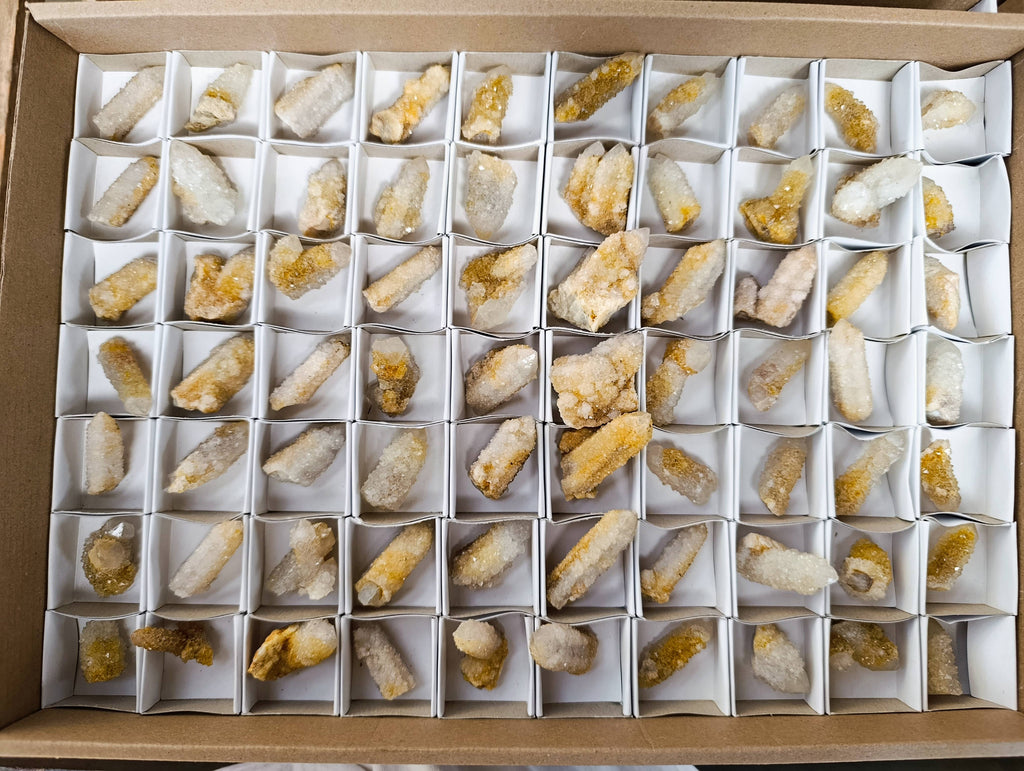 Natural White Spirit Quartz Clusters x 70 From Boekenhouthoek, South Africa - Toprock Gemstones and Minerals 