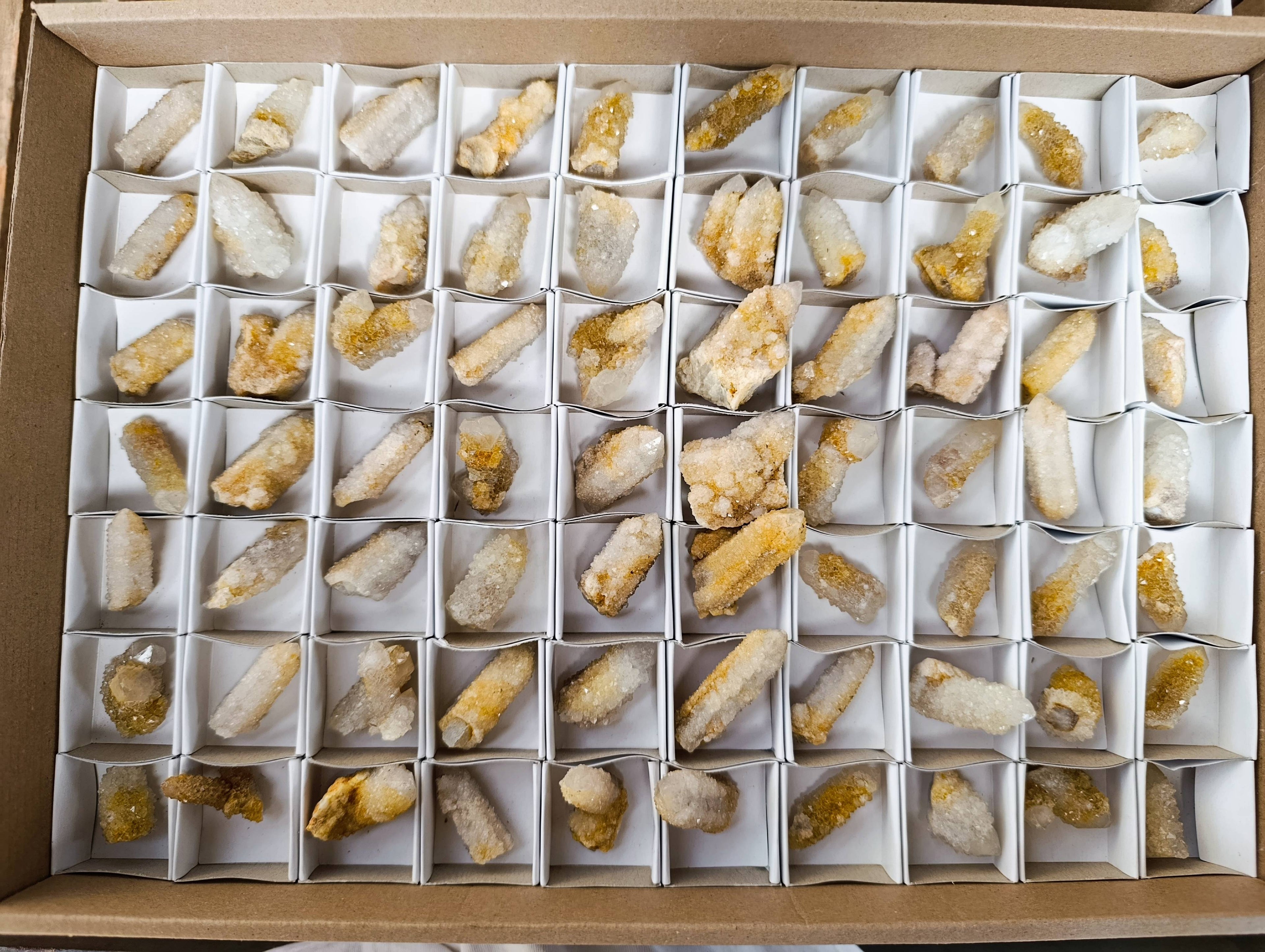 Natural White Spirit Quartz Clusters x 70 From Boekenhouthoek, South Africa - Toprock Gemstones and Minerals 