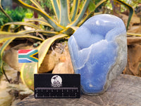 Polished Blue Lace Agate Standing Free Forms x 1 From Nsanje, Malawi - Toprock Gemstones and Minerals 