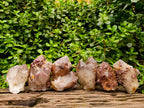 Natural Red Hematoid Quartz Clusters x 6 From Karoi, Zimbabwe - Toprock Gemstones and Minerals 