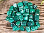 Polished Flower Banded Malachite Free Forms x 35 From Congo - Toprock Gemstones and Minerals 