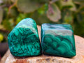 Polished Flower Banded Malachite Free Forms x 35 From Congo - Toprock Gemstones and Minerals 