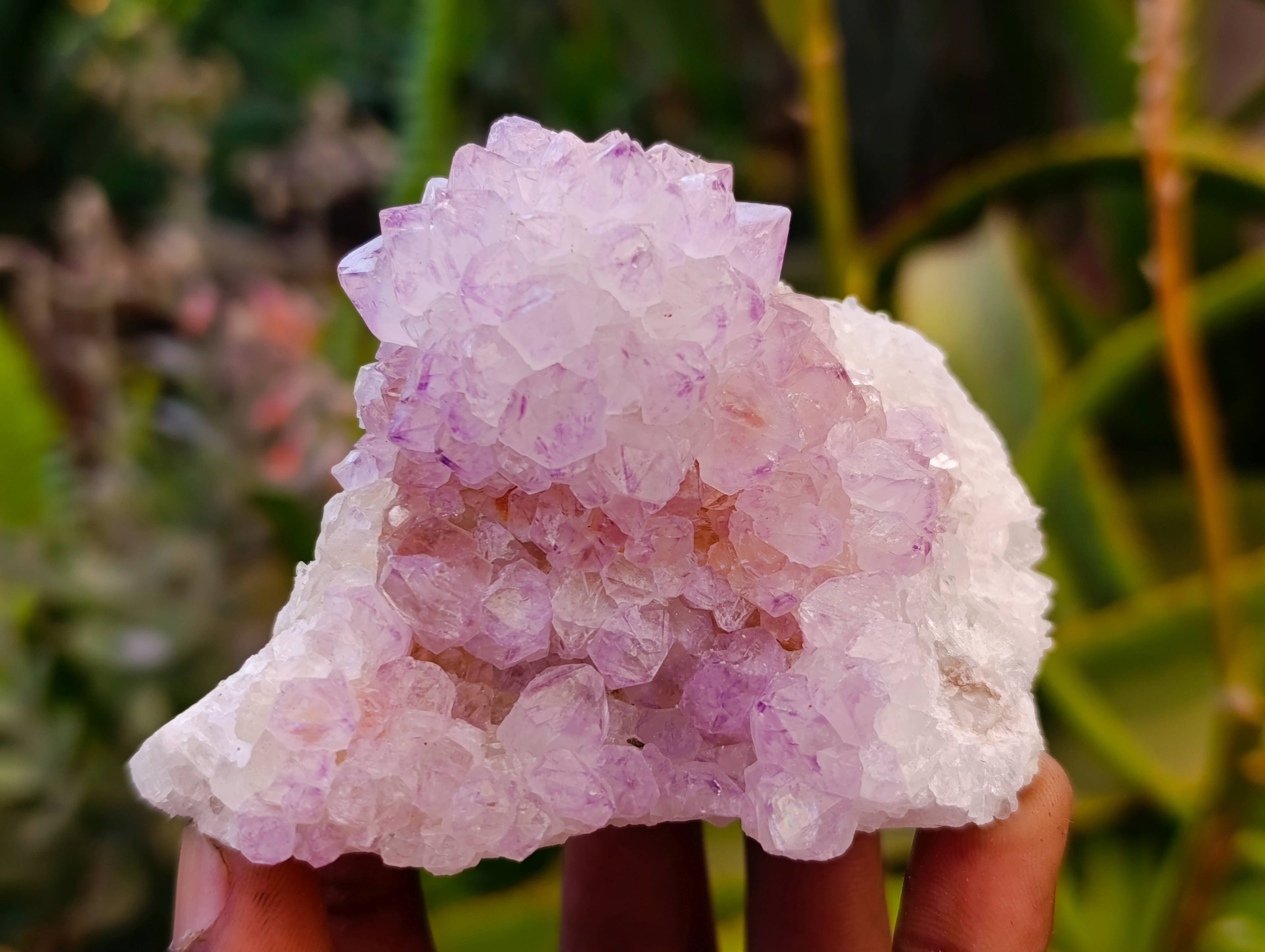 Natural Amethyst Spirit Quartz Clusters x 6 From Boekenhouthoek, South Africa - Toprock Gemstones and Minerals 