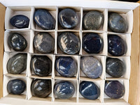 Polished Lazulite Galets x 20 From Madagascar - Toprock Gemstones and Minerals 