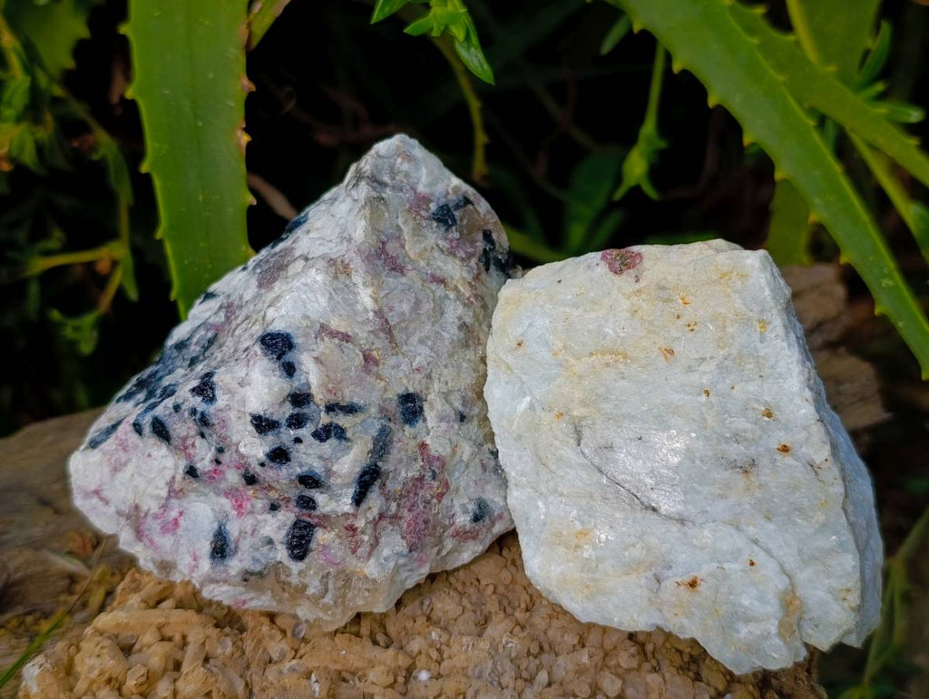 Natural Rubellite Pink Tourmaline Specimens x 12 From Madagascar - Toprock Gemstones and Minerals 
