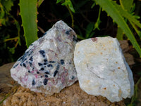 Natural Rubellite Pink Tourmaline Specimens x 12 From Madagascar - Toprock Gemstones and Minerals 