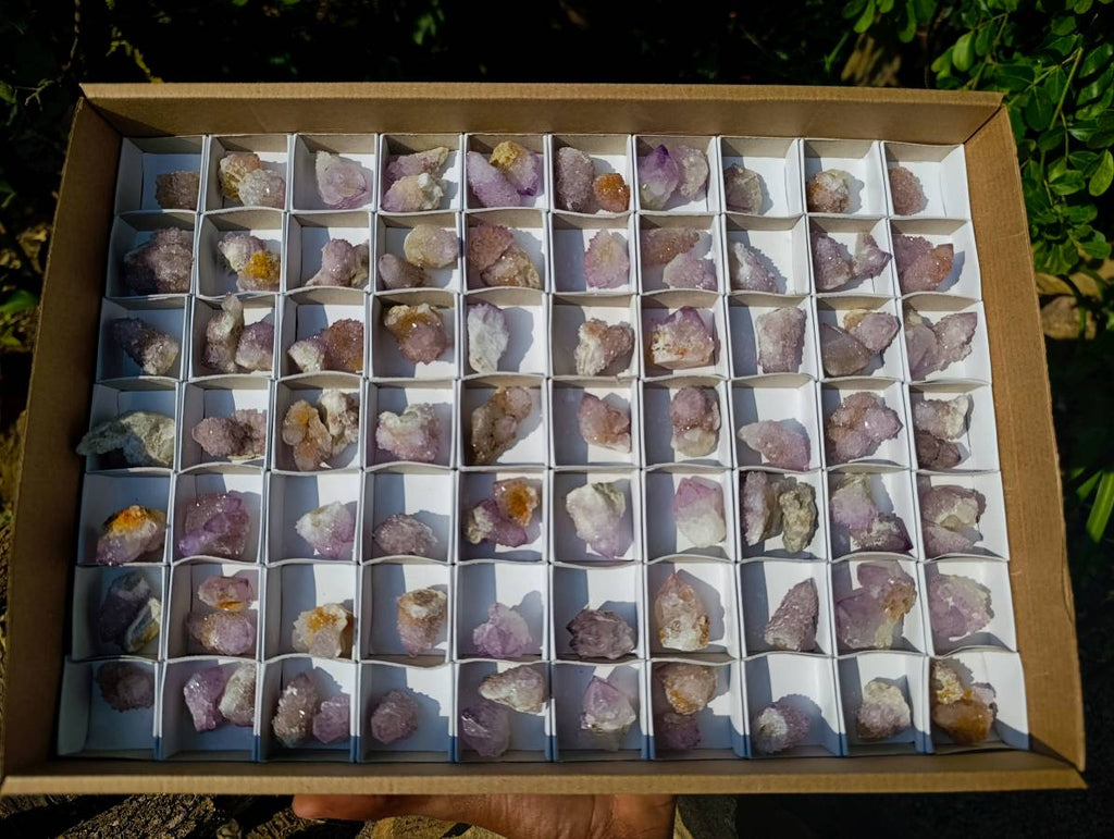 Natural Amethyst Spirit Quartz Crystals x 101 From Boekenhouthoek, South Africa - Toprock Gemstones and Minerals 