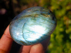 Polished Labradorite Galets x 12 From Tulear, Madagascar - Toprock Gemstones and Minerals 