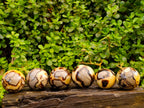 Polished Septaria Spheres x 6 From Madagascar - Toprock Gemstones and Minerals 