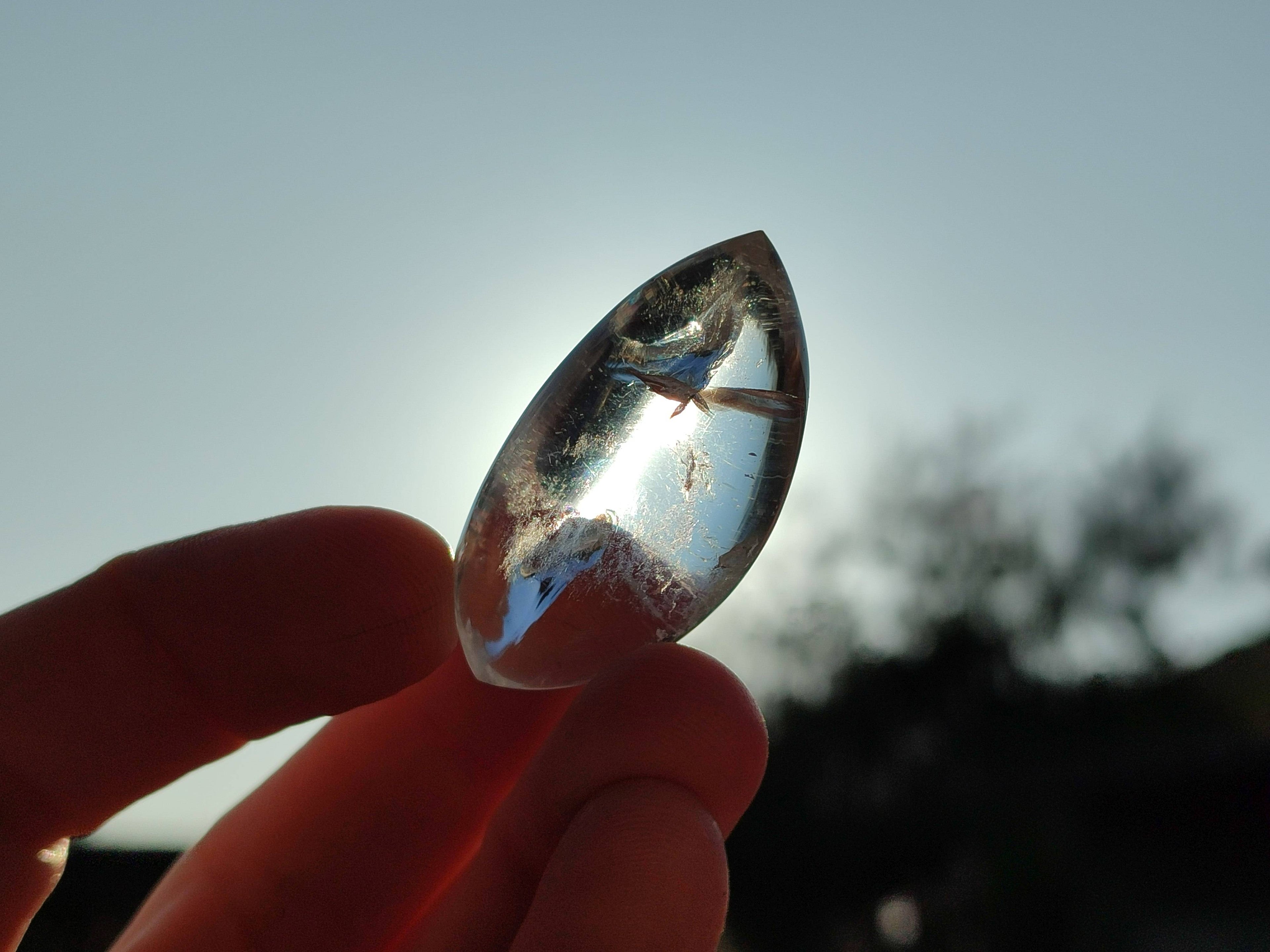 Polished Clear Quartz Crystal, Angel Tears x 35 From Madagascar - Toprock Gemstones and Minerals 