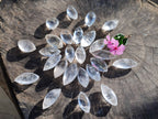 Polished Clear Quartz Crystal, Angel Tears x 35 From Madagascar - Toprock Gemstones and Minerals 