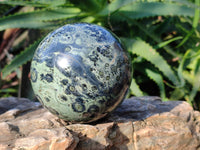 Polished Stomatolite Spheres x 2 From Katsepy, Madagascar