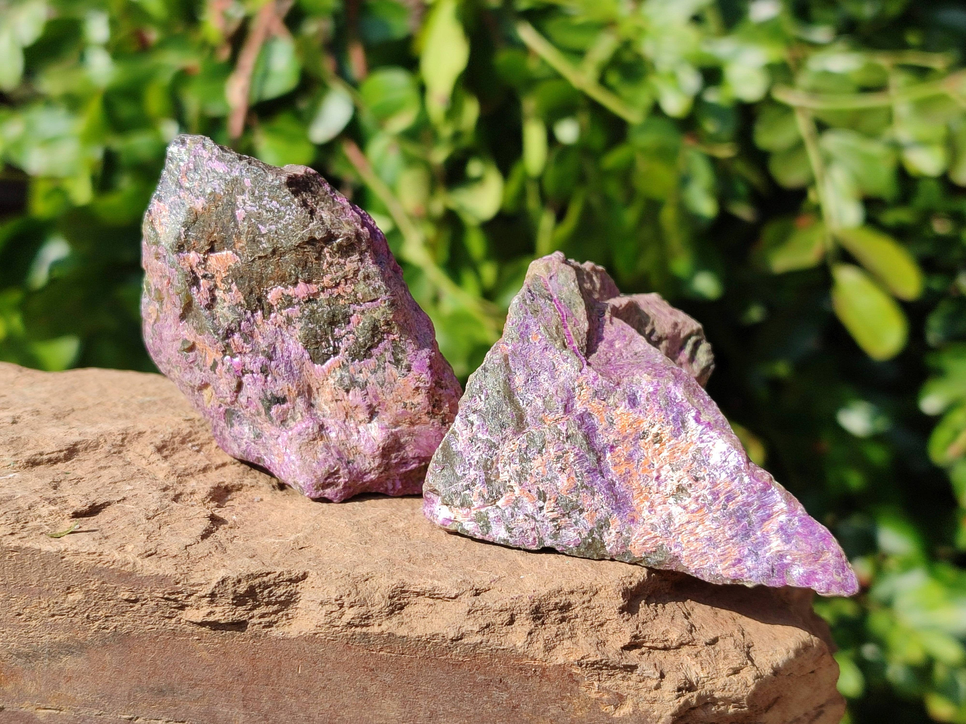 Natural Stichtite Specimens x 24 From Barberton, South Africa - Toprock Gemstones and Minerals 
