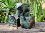 Polished Stromatolite Cubes x 4 From Katsepy, Madagascar - Toprock Gemstones and Minerals 
