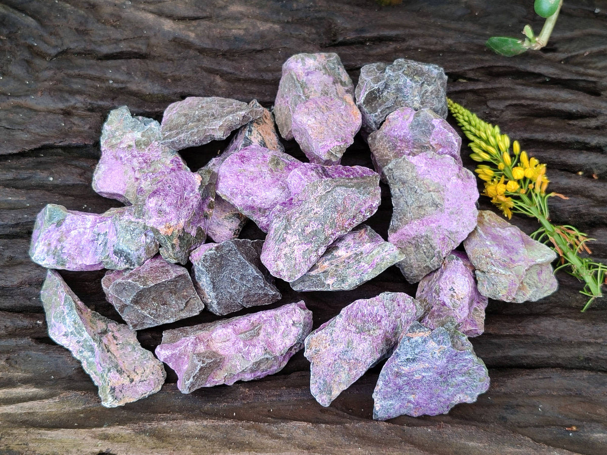 Natural Stichtite Specimens x 1 Lot From Barberton, South Africa - Toprock Gemstones and Minerals 