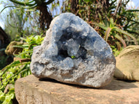 Natural Celestite Geode Specimen x 1 From Sakoany, Madagascar