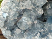Natural Celestite Geode Specimen x 1 From Sakoany, Madagascar