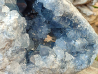 Natural Celestite Geode Specimen x 1 From Sakoany, Madagascar
