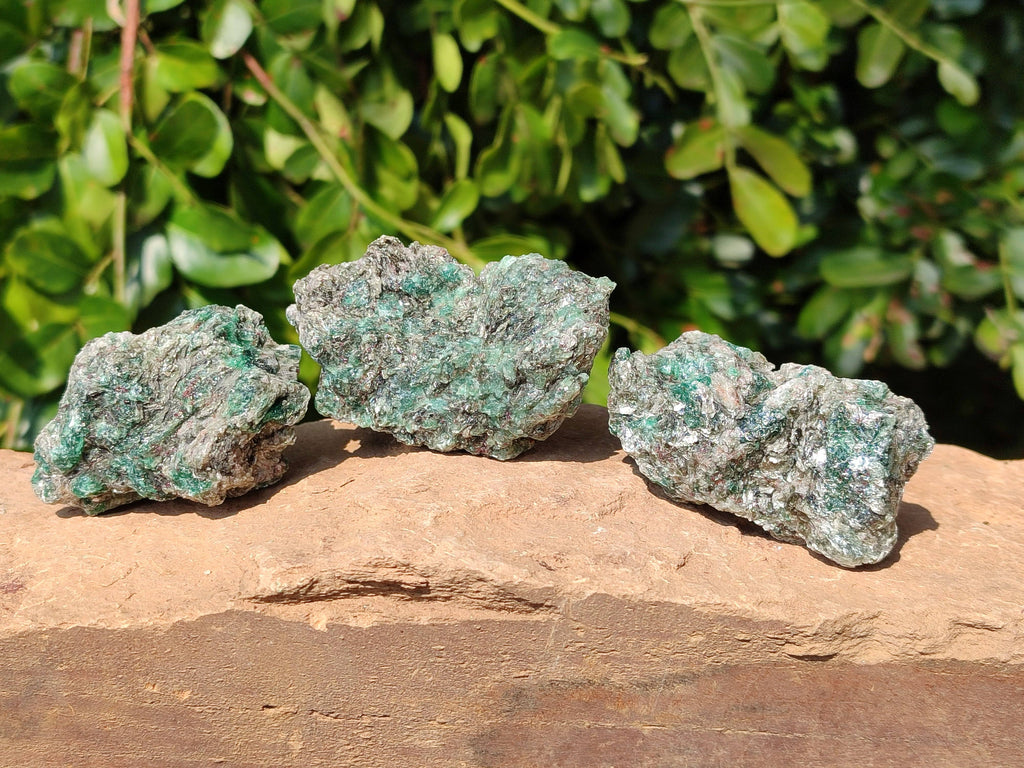 Natural Emerald Mica 'Mutokolite' Cobbed Specimens x 24 From Mutoko, Zimbabwe - Toprock Gemstones and Minerals 