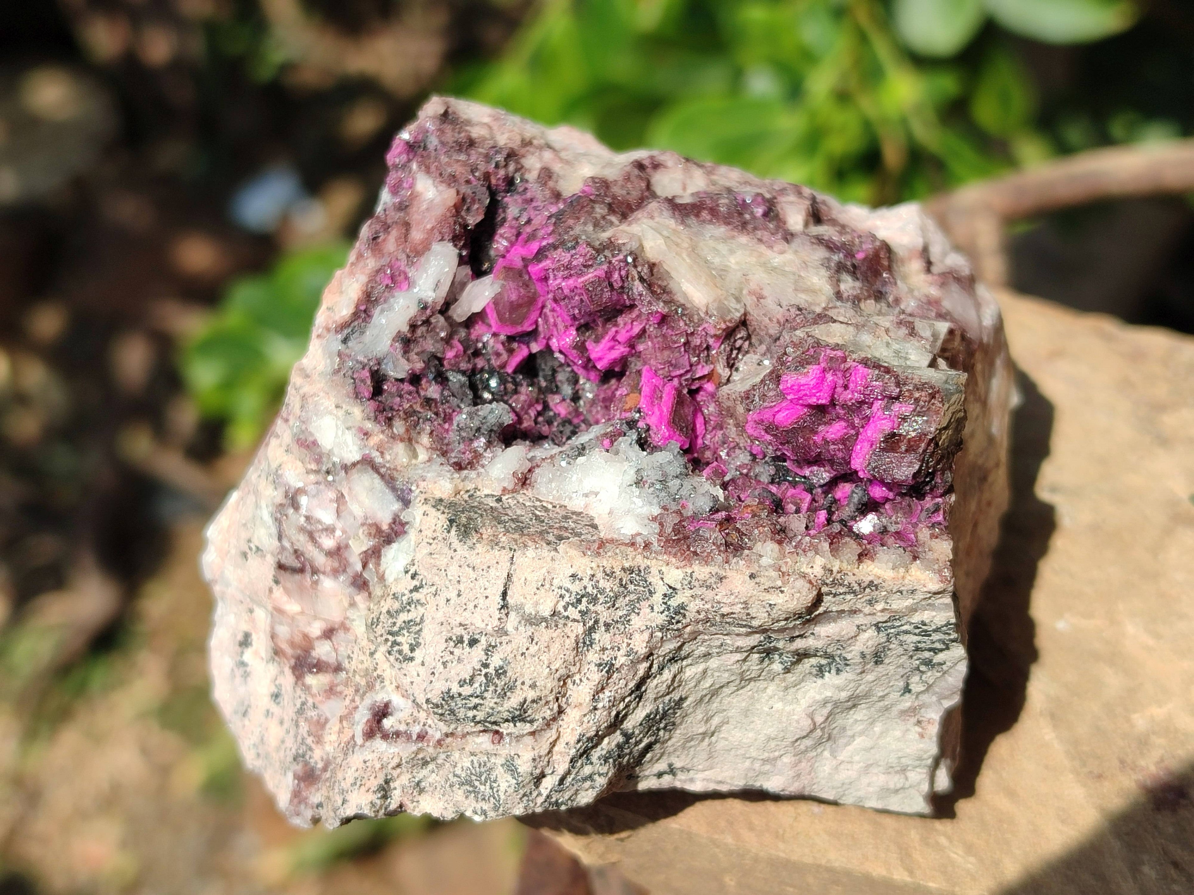 Natural Salrose Cobaltion Dolomite Specimens x 6 From Kakanda, Congo - Toprock Gemstones and Minerals 