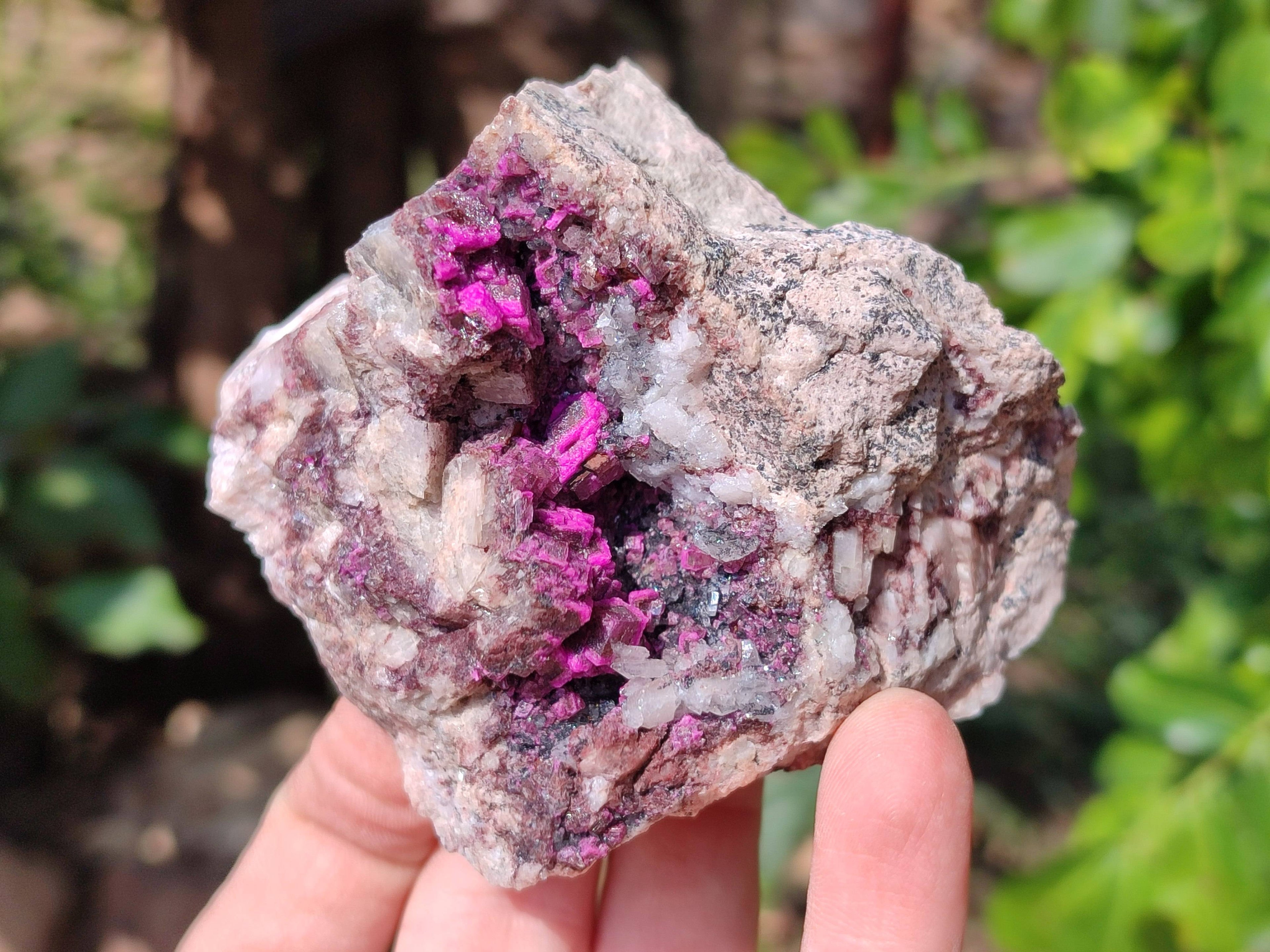 Natural Salrose Cobaltion Dolomite Specimens x 6 From Kakanda, Congo - Toprock Gemstones and Minerals 