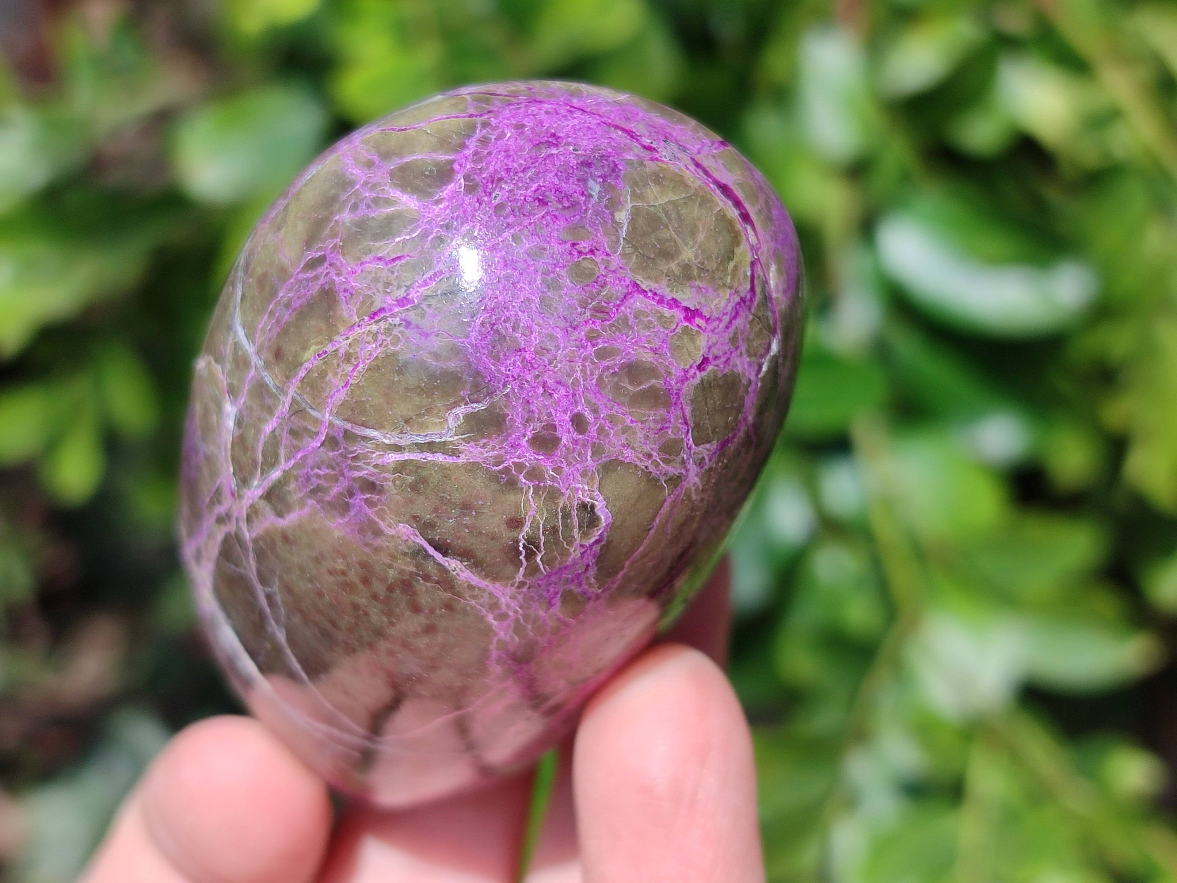 Polished Stichtite Standing Free Form x 6 From Barberton, South Africa - Toprock Gemstones and Minerals 