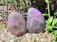 Polished Stichtite Standing Free Form x 6 From Barberton, South Africa - Toprock Gemstones and Minerals 