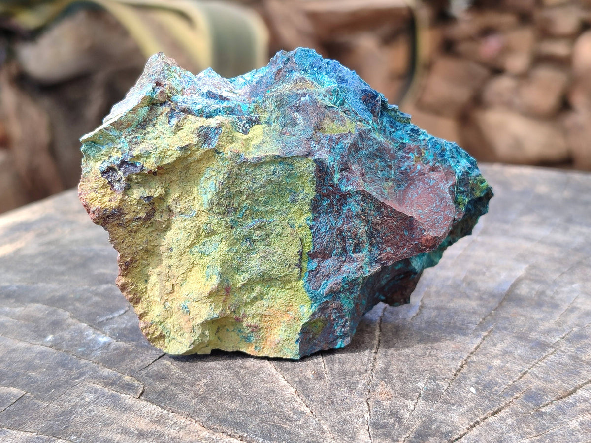 Natural Shattuckite, Chrysocolla with Malachite Specimens x 1 Lot From Koakoveld, Namibia - Toprock Gemstones and Minerals 
