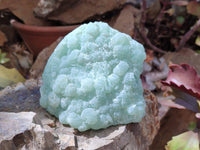 Natural Botryoidal Prehnite Specimens x 2 From Beaufort West, South Africa - Toprock Gemstones and Minerals 