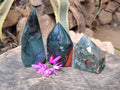 Polished Bloodstone Points x 3 From Swaziland - Toprock Gemstones and Minerals 