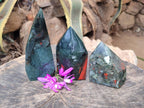 Polished Bloodstone Points x 3 From Swaziland - Toprock Gemstones and Minerals 