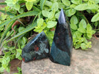Polished Bloodstone Points x 3 From Swaziland - Toprock Gemstones and Minerals 