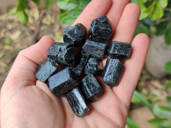 Natural Alluvial Schorl Black Tourmaline Crystals x 1.44 Kg Lot From Zimbabwe - Toprock Gemstones and Minerals 