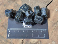 Natural Alluvial Schorl Black Tourmaline Crystals x 1.44 Kg Lot From Zimbabwe - Toprock Gemstones and Minerals 