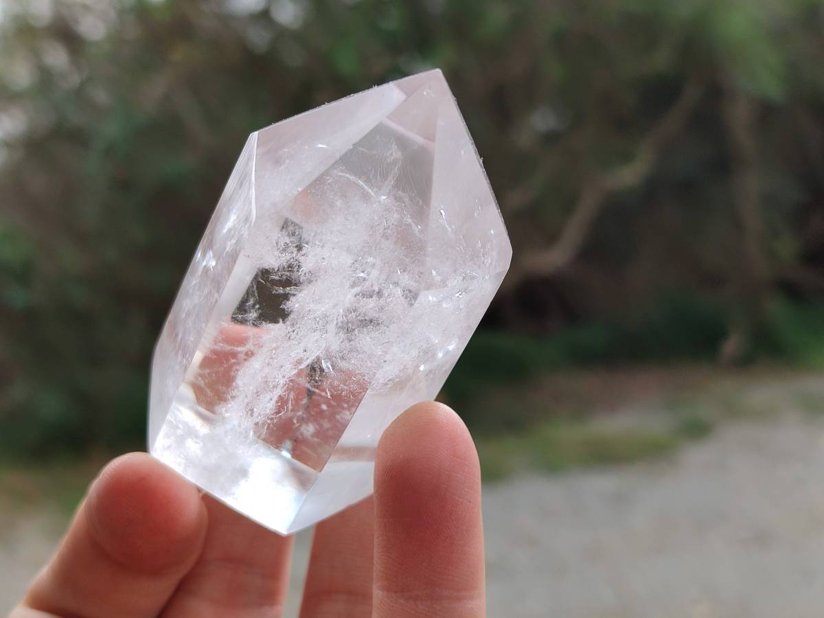 Polished Clear And Smokey Quartz Crystals x 6 From Madagascar - Toprock Gemstones and Minerals 