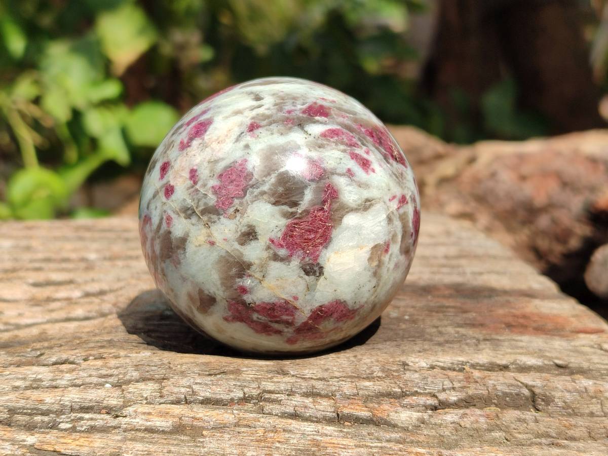 Polished Rubellite Pink Tourmaline Spheres x 6 From Ambatondrazaka, Madagascar - Toprock Gemstones and Minerals 