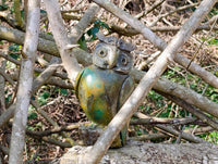 Hand Made Verdite Night Owl x 1 From Zimbabwe - Toprock Gemstones and Minerals 
