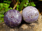 Polished Lepidolite Spheres x 6 From Madagascar - Toprock Gemstones and Minerals 