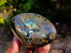 Polished Labradorite Palm Stones x 8 From Tulear, Madagascar - Toprock Gemstones and Minerals 