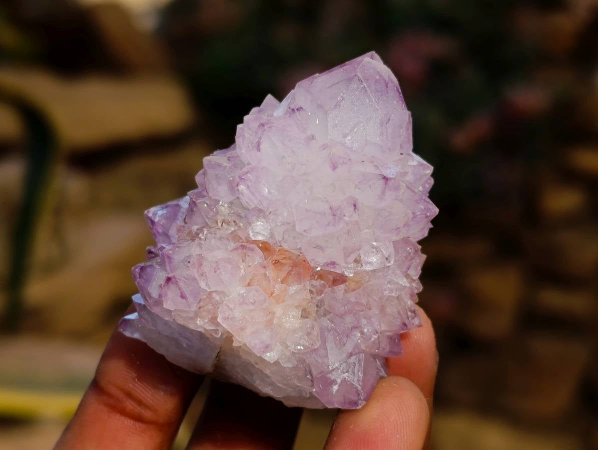 Natural Amethyst Spirit Quartz Clusters x 12 From Boekenhouthoek, South Africa - Toprock Gemstones and Minerals 
