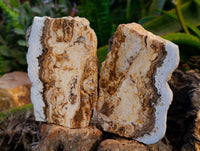 Polished Blue Lace Agate With Crazy Lace x 4 From Namibia - Toprock Gemstones and Minerals 