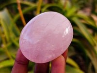 Polished Rose Quartz Palm Stones x 20 From Madagascar - Toprock Gemstones and Minerals 