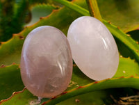 Polished Rose Quartz Palm Stones x 20 From Madagascar - Toprock Gemstones and Minerals 